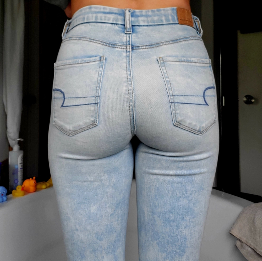American Eagle curvy highest waist jegging